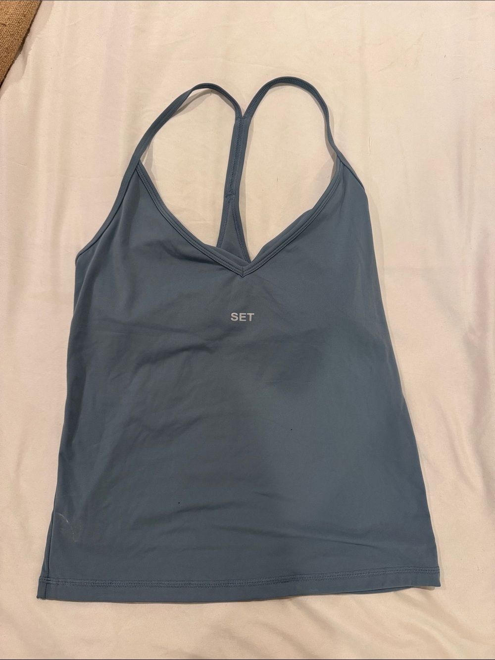 SET Active Airluxe Bay Blue Racerback Camisole